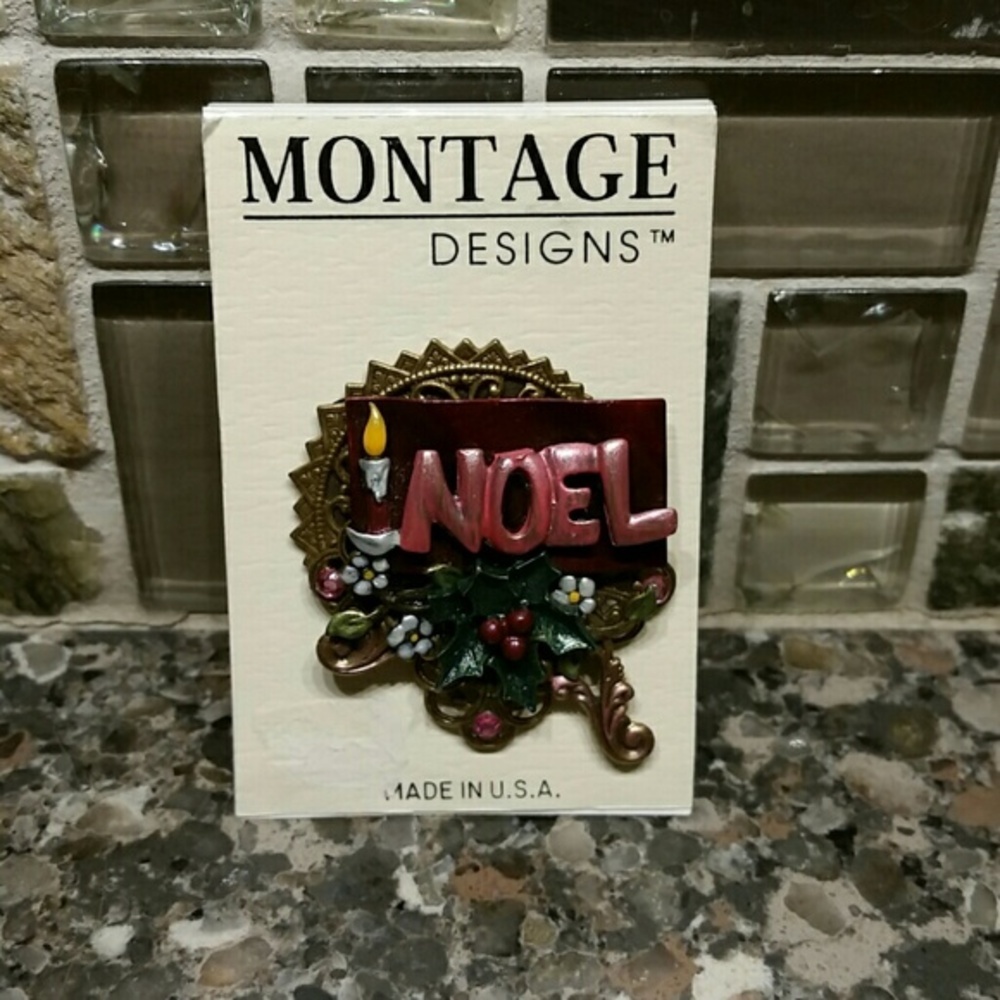 Montage Designs Christmas broach